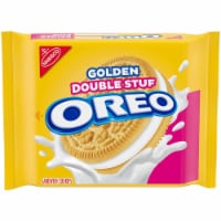 OREO Double Stuf Golden Sandwich Cookies Family Size (Pack of 12)