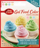 Betty Crocker, Pastel Gel Food Coloring (Pack of 16)