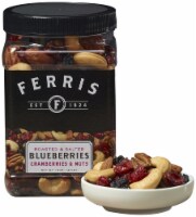 Ferris Roasted Salted Blueberries, Cranberries & Nuts (Pack of 16)