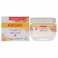 Burt S Bees Truly Glowing Night Cream for Dry Skin 1.8 Fluid Ounces (Pack of 6)