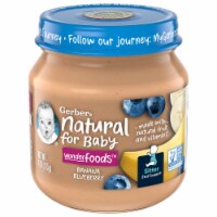 Gerber 2nd Food Natural Banana Blueberry Baby Meals - 4oz (Pack of 3)