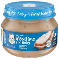 Gerber 2nd Foods Mealtime for Baby Baby Food Chicken & Gravy 2.5 Oz Jar (Pack of 4)