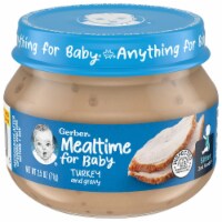 Gerber 2nd Foods Turkey & Gravy Baby Food - 2.5oz (Pack of 3)