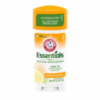 Arm & Hammer Essentials deodorant, crisp orange citrus, 2.5 ounce, 6 Count (Pack of 8)