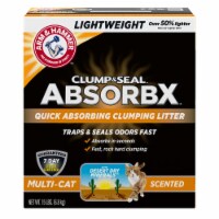 Arm & Hammer Clump & Seal AbsorbX Scented MultiCat Clumping Litter, 8.5 Lbs. (Pack of 2)