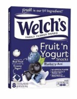 Welch's Blueberry-Acai Fruit 'n' Yogurt Snacks 5.6oz, one box (Pack of 32)
