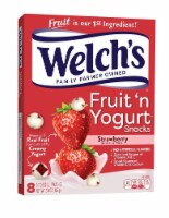 Welchs Fruit n Yogurt Strawberry Fruit Snacks, 8 Ct (Pack of 18)