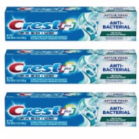 Crest Premium Plus Anti-Bacterial Toothpaste Smooth Peppermint Flavor 7.0oz (Pack of 6)