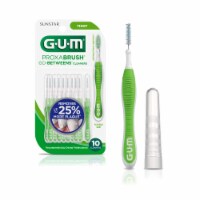 GUM Proxabrush Go-Betweens Cleaners Tight - 10 Ct (Pack of 18)
