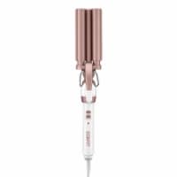 Double Ceramic 3 Barrel Curling Iron, Hair Waver (Pack of 2)