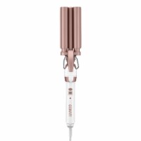 Double Ceramic 3 Barrel Curling Iron, Hair Waver (Pack of 4)