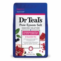 Dr Teal's Pure Epsom Salt, Pomegranate & Black Currant, 3 lbs (Pack of 6)