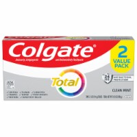 Colgate Total Clean Mint Toothpaste Fluoride Toothpaste 5.1 Oz Tube 2 Pack (Pack of 10)