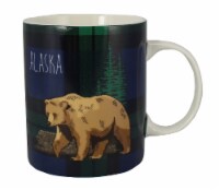 Arctic Circle Enterprises Alaska Frontier Plaid Bear Mug Perspective: Main