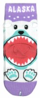 Arctic Circle Enterprises Alaska Polar Bear Heel Socks Perspective: Main