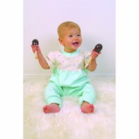 Organic Cotton Zip Crotch Easy Change Jumpsuits - Mint 18-24m