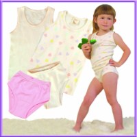 Organic Cotton Tank Tops - Lavender Stripe 18-24m 2 Pack