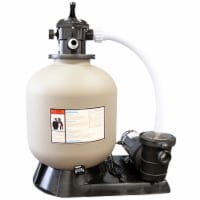Swimline 72420 4980 GPH 24-Inch 1.2 HP High-Quality Pool Sand Filter Pump Combo