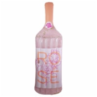 Swim Central 34513805 92 in. Rose Wine Bottle Swimming Pool Float, Pink