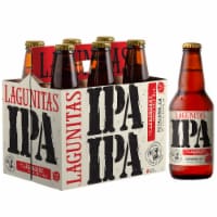 Lagunitas® IPA India Pale Ale Craft Beer Bottles Perspective: Main