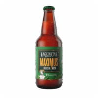 Lagunitas, Maximus Colossal IPA, 9.0% ABV, Double IPA Craft Beer, Single Bottle Perspective: Main