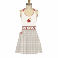 Kaydee Designs Harvest Blessings Apron - White/Gray Perspective: Main
