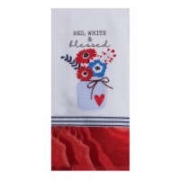 Kaydee Designs Red White & Blessed Dual Purpose Kitchen Towel Perspective: Main