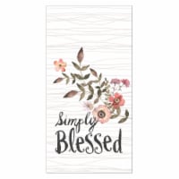 Kaydee Designs Simply Blessed Floral Towel Perspective: Main