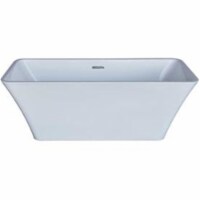 30 x 67 in. Nariva Rectangle Acrylic Freestanding Bathtub