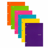 Five Star Pocket Folders with 4-Pocket&#44; Assorted Color