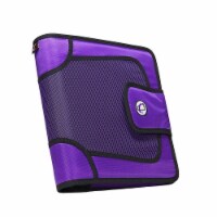 Strap Binder with Tab File&#44; O-Ring&#44; 2 in. - Purple