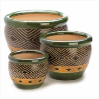 100 Jade Planters Trio