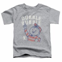 Dubble Bubble-Pointing - Short Sleeve Toddler Tee - Heather & Large 4T