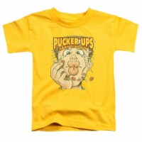 Dubble Bubble-Pucker Ups - Short Sleeve Toddler Tee - Yellow&#44; Medium 3T