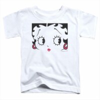 Boop-Close Up - Short Sleeve Toddler Tee&#44; White - Medium 3T