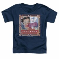 Boop-On Broadway - Short Sleeve Toddler Tee - Navy&#44; Large 4T