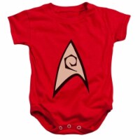 Star Trek-Engineering Uniform - Infant Snapsuit - Red&#44; Large 18 Mos
