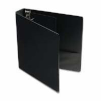 17401 Xtravalue Clearvue Slant-D Ring Binder&#44; 1.5&#44; Black