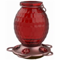 Gem in Rose Gold Hummingbird Bird Feeder