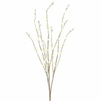 33 in. Pussy Willow Bush - Green & Cream