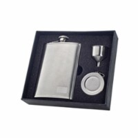 Pixel Stainless Steel 8 oz Stellar Flask Gift Set