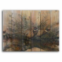 33 x 24 The Sneakers Inside & Outside Full Color Cedar Wall Art
