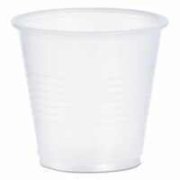 3.5 oz Polystyrene Plastic Cold Cups - Translucent