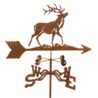 Elk Weathervane with Four Sided Mount
