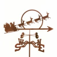 Santa with Sleigh Weathervane - Roof Mount