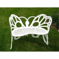 Butterfly Bench - White
