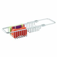 19 in. Aluminum Metro Over the Sink Caddy - Silver