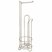6.5 x 23.75 in. Classico Free Standing Toilet Paper Holder - Satin