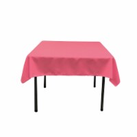 TCpop52x52-HotPinkP38 Polyester Poplin Square Tablecloth, Hot Pink - 52 x 52 in.