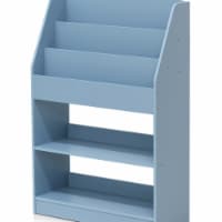Kidkanac Magazine & Bookshelf with Toy Storage, Light Blue